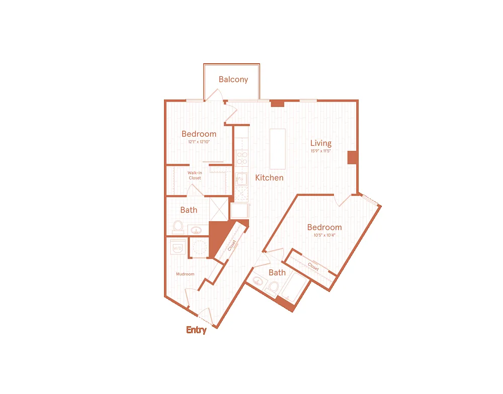 Floor plan Market House B2