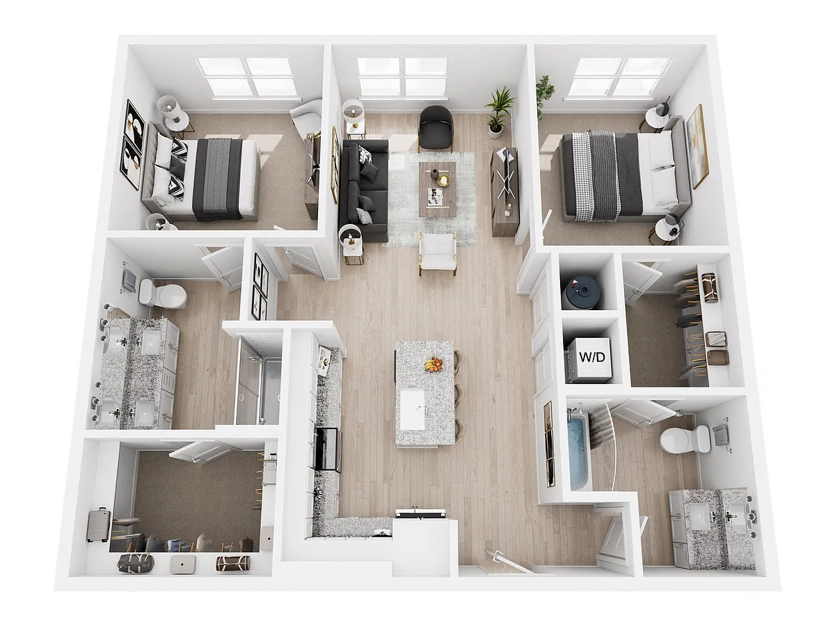 Floor plan B1A2