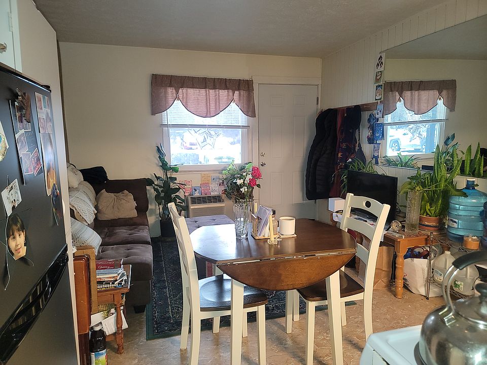 Kitchen and Living room from hallway