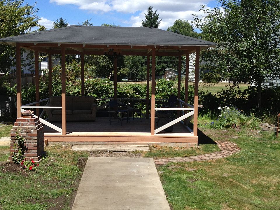 view from back door