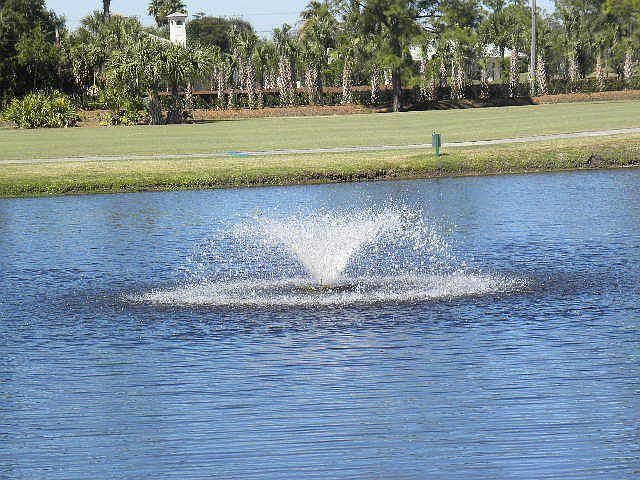 Fountain in Lake
