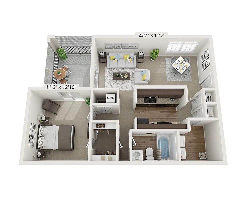 Floor plan Plan A1