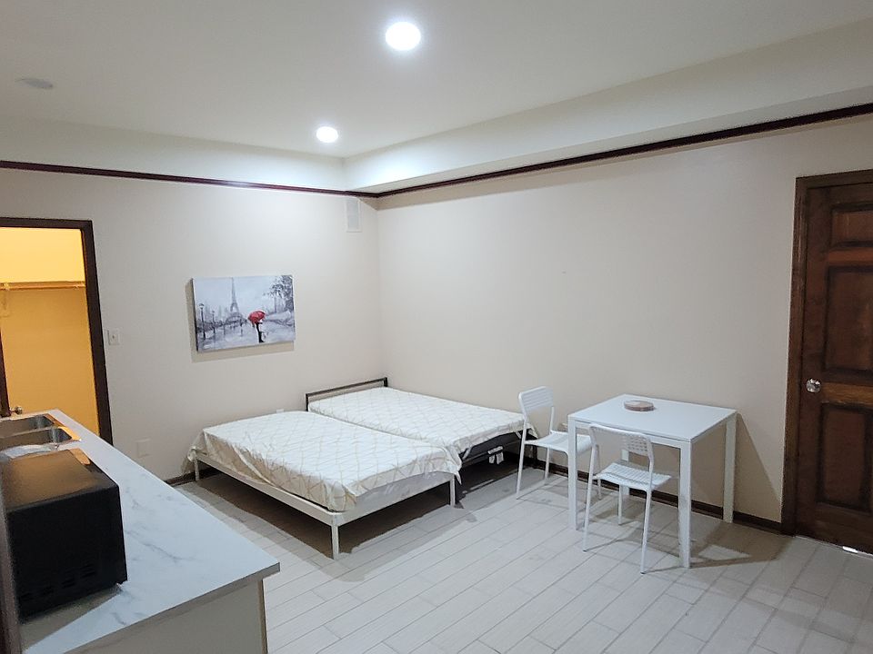 TV not included in image but wall mounted TV available.