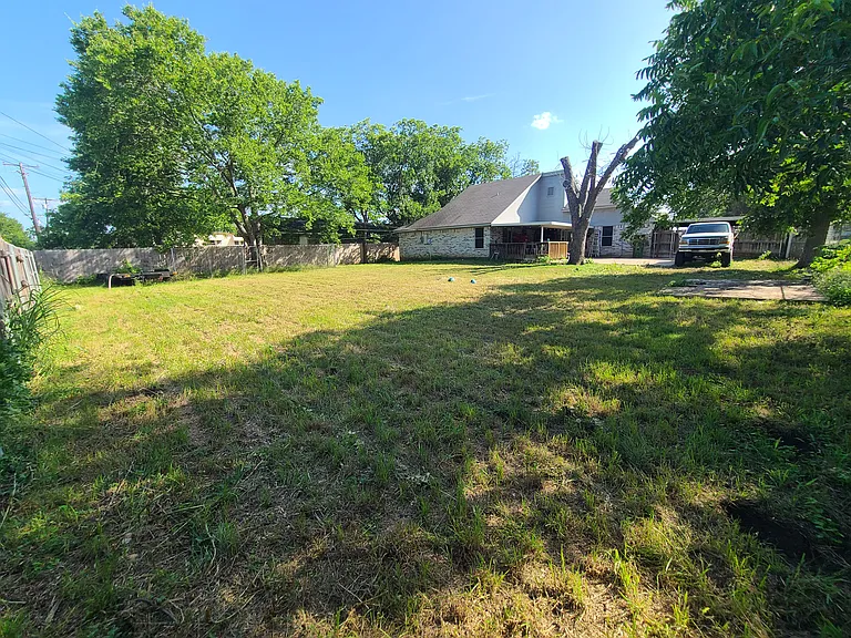 HUGE backyard!