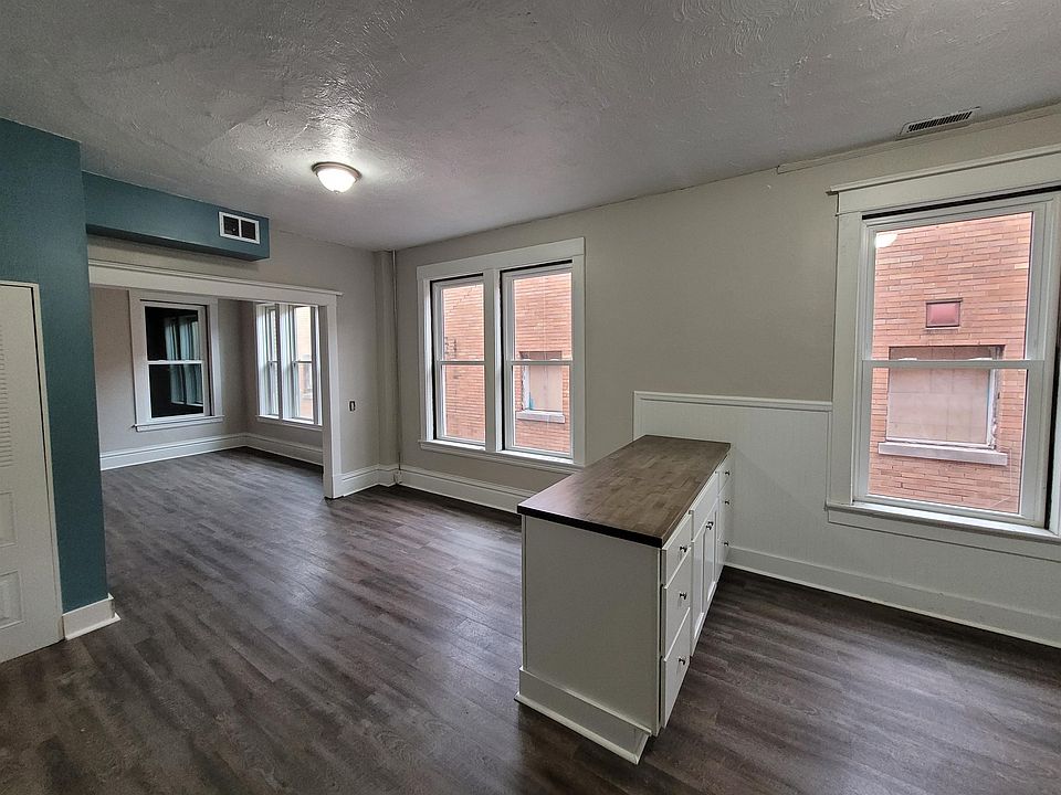 Open concept living spaces