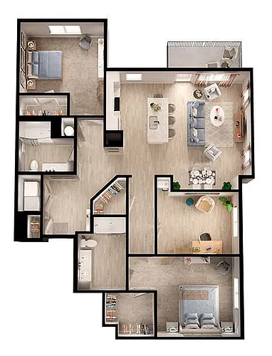 Floor plan BD1