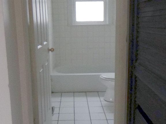 Bathroom from hall.