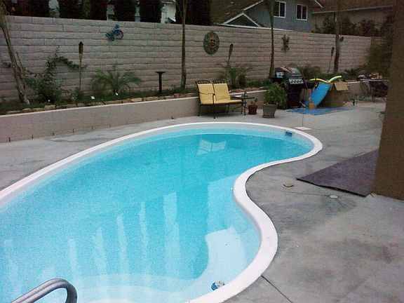 backyard pool