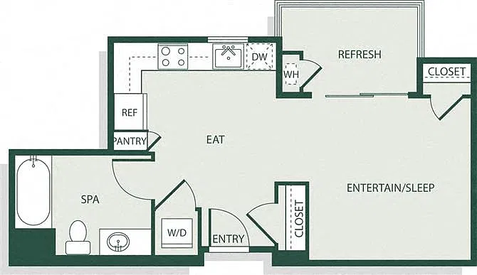 Floor plan S2A