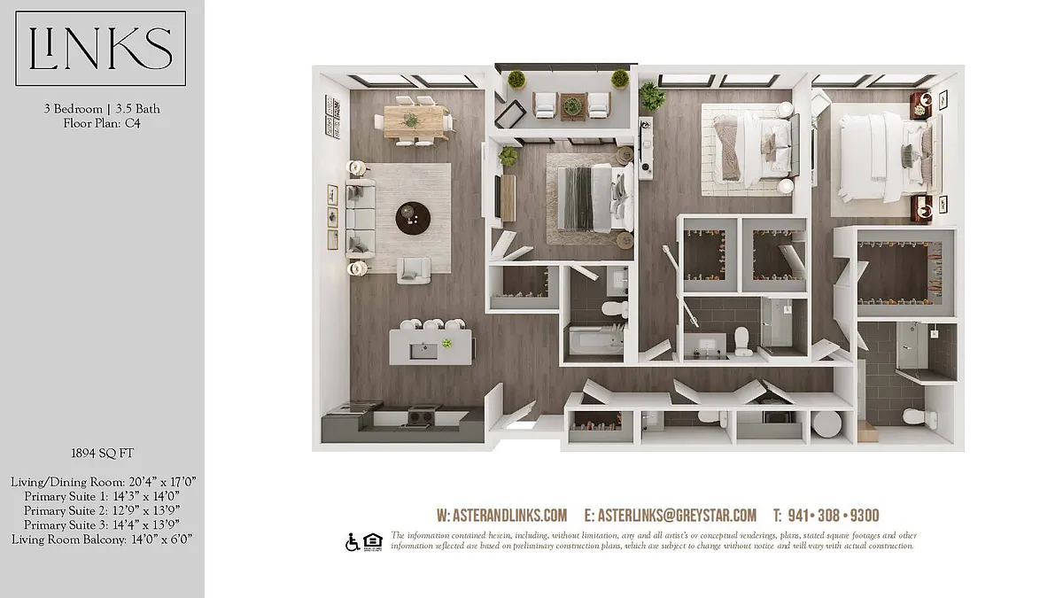 Floor plan Links C4