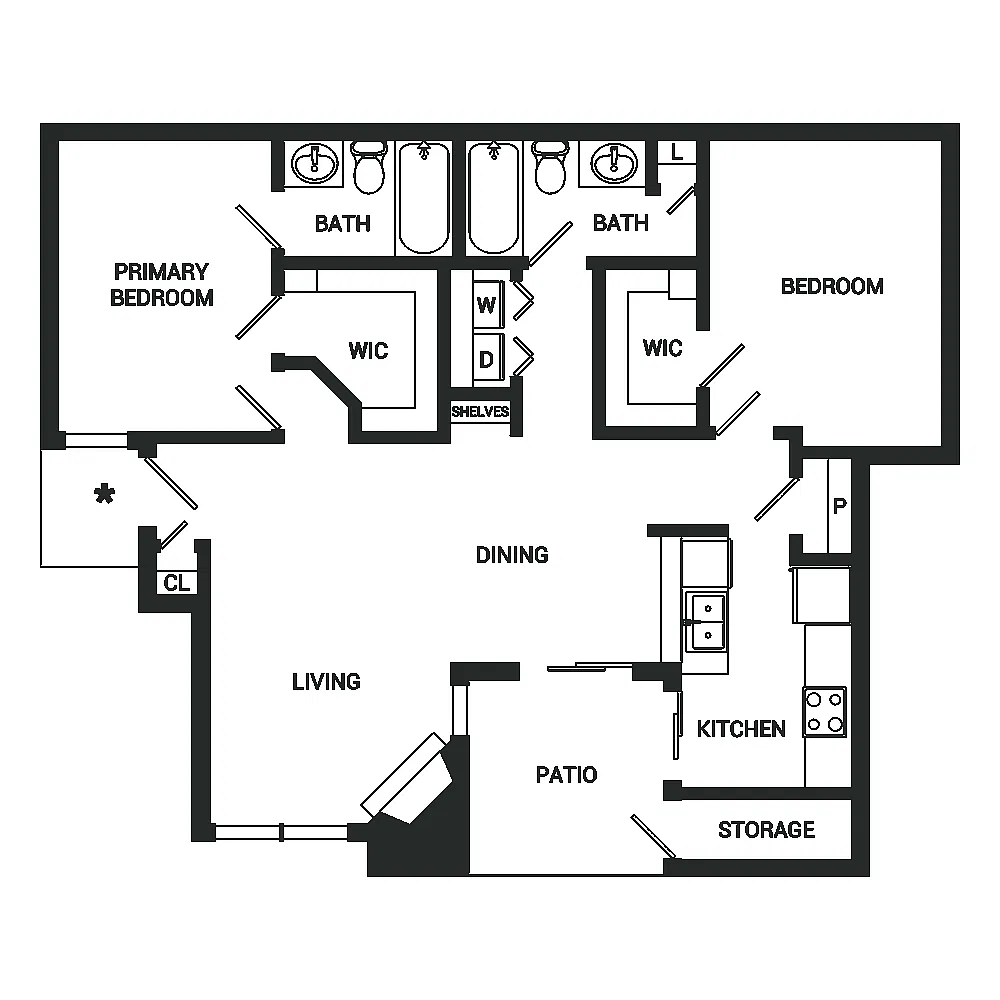 Floor plan B3