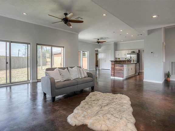 Bright and open living area.