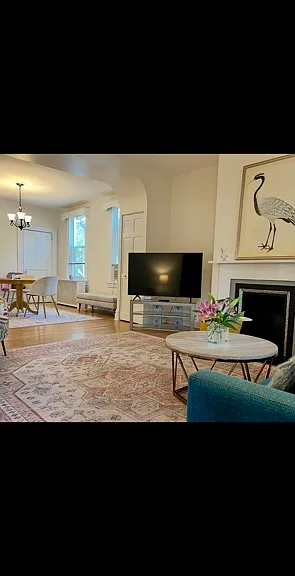 Living room looking into Dining Room