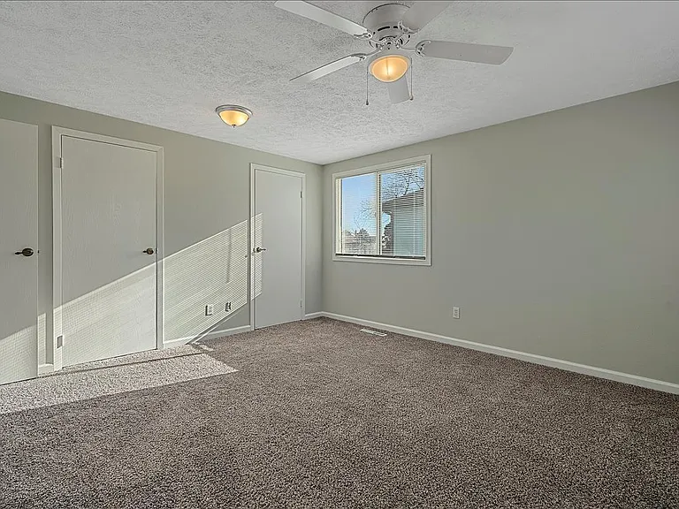 Upstairs Master bedroom. New carpet and paint.