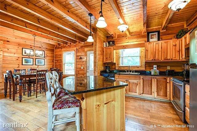 A fully equipped kitchen