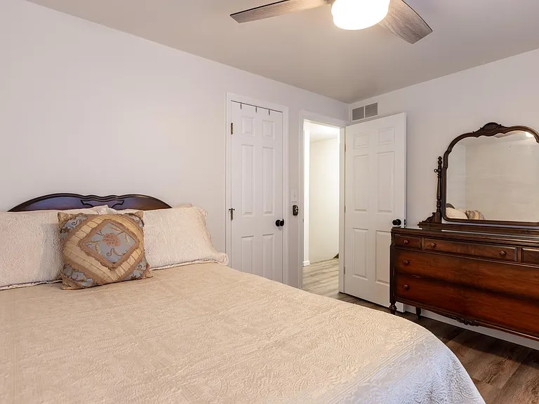Closed door is walk-in closet in 2nd Bedroom.