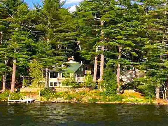 View of house from the lake