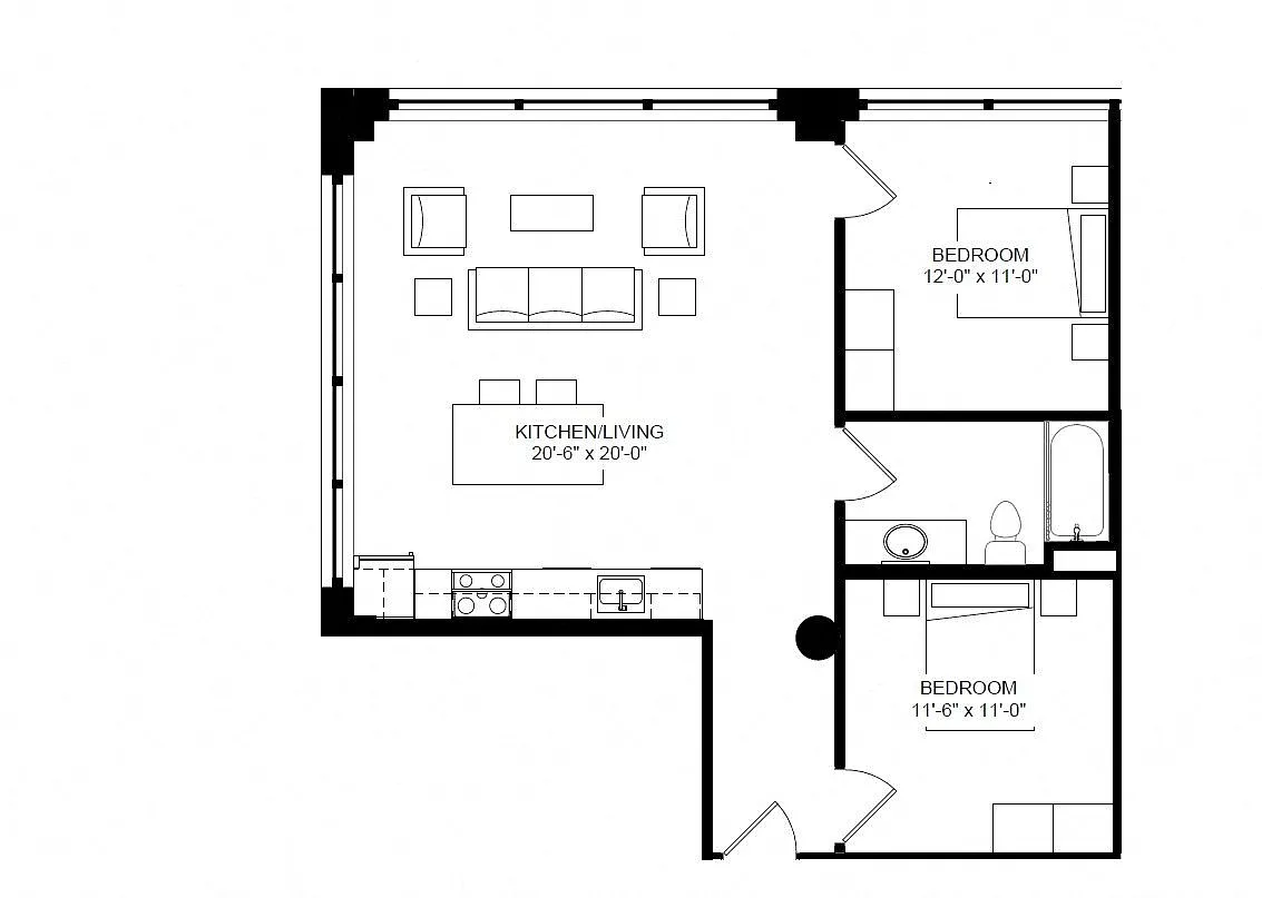 Floor plan The Carmen