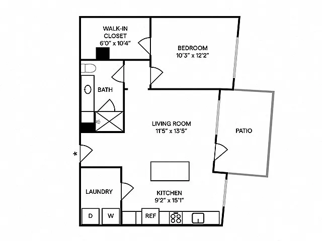 Floor plan A8