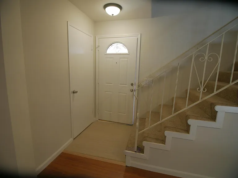 Looking at front door and stairs