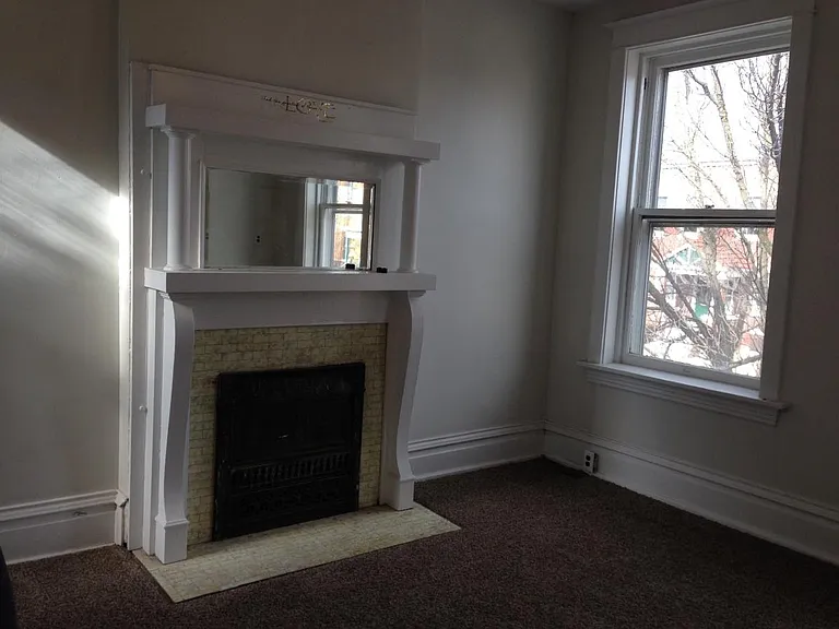 faux fireplace