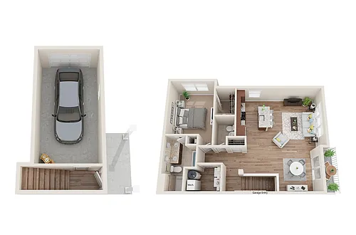 Floor plan 1 Bedroom