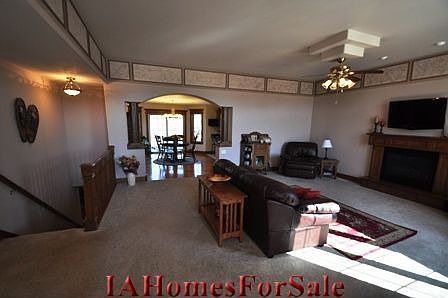 Living Room - elegant, with 10' ceilings