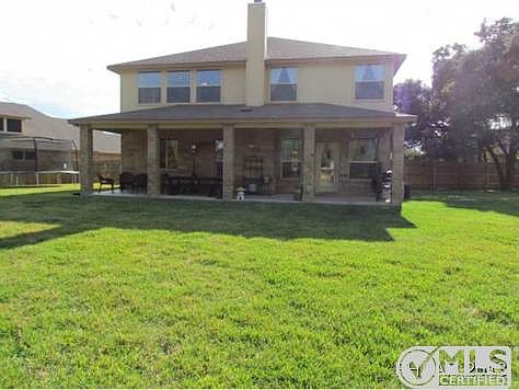 Large covered patio