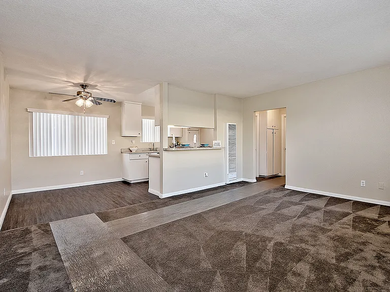 Living Area with Carpet