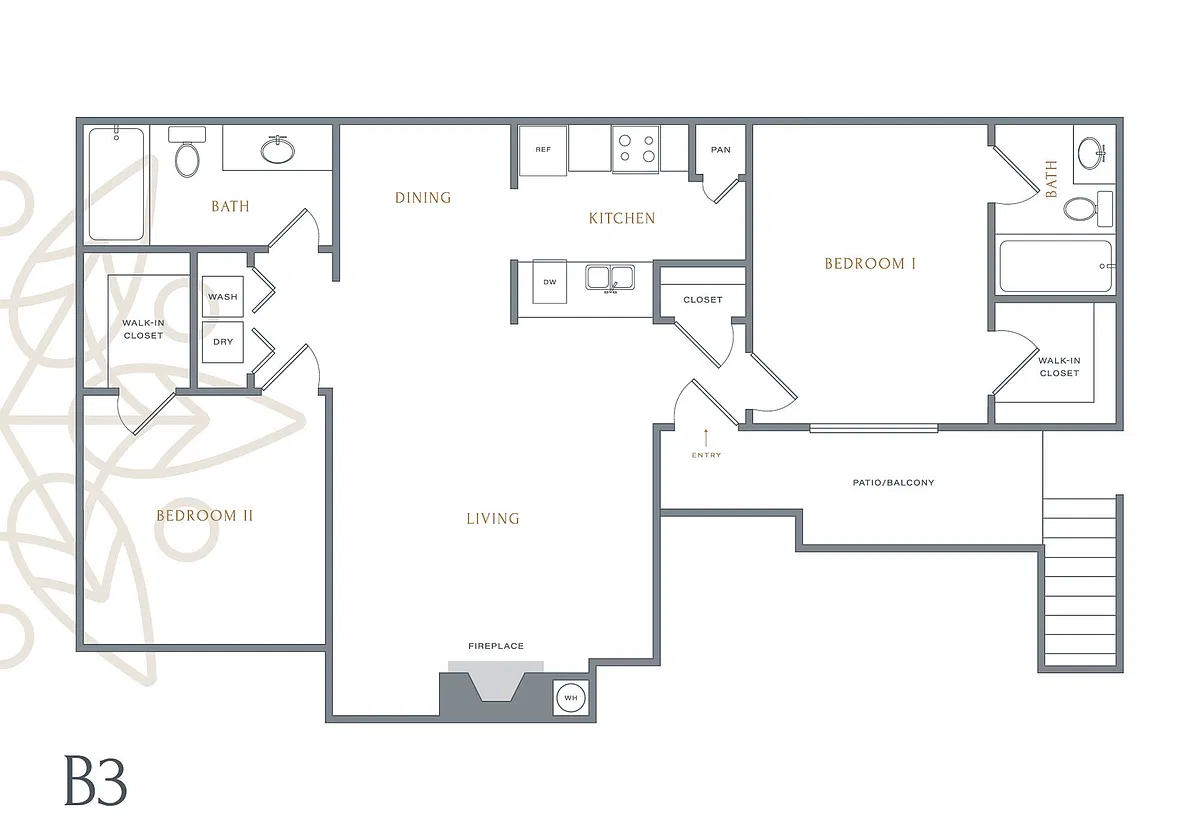 Floor plan B3