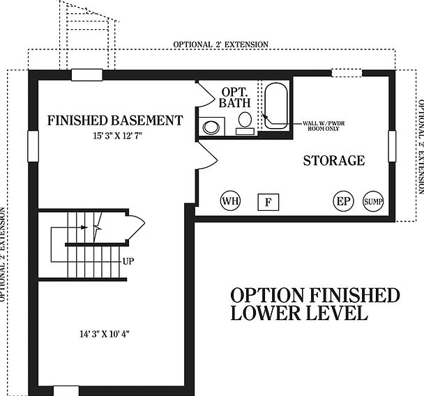 Optional Finished Lower Level
