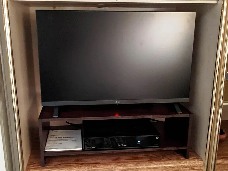 LG smart TV in living room