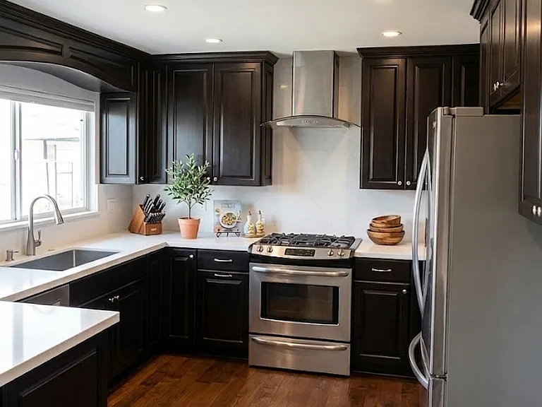 Updated Kitchen, built-in microwave, dishwasher and fridge
