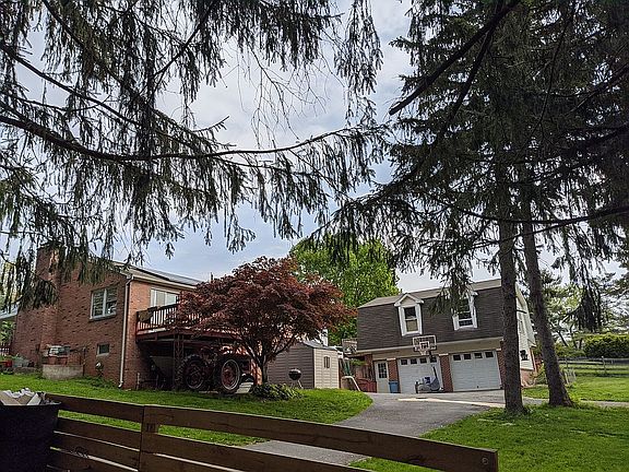 Back of house and Garage