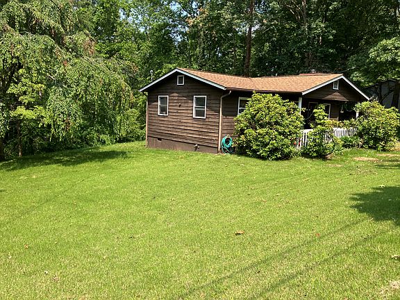 Spacious front yard on quiet private road.