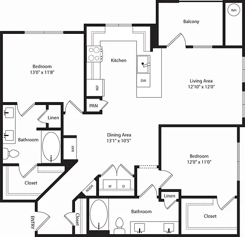 Floor plan B2