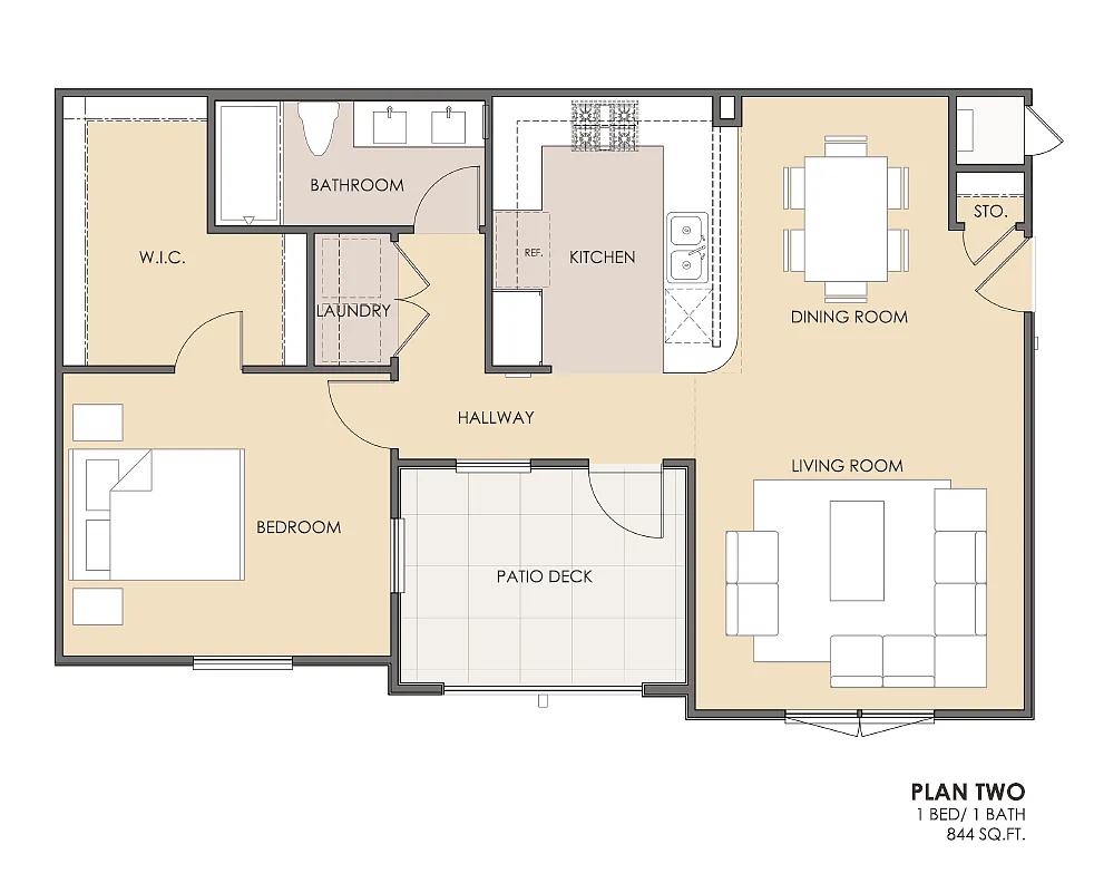Floor plan Villa Tranquila