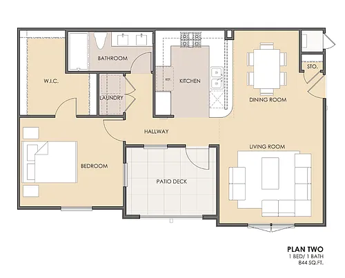 Floor plan Villa Tranquila