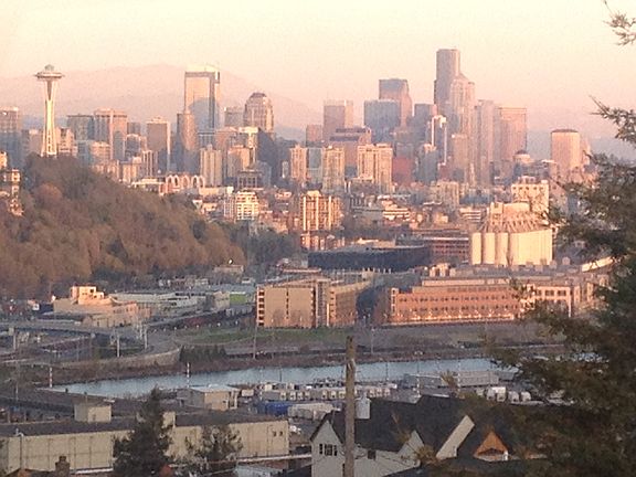Downtown view from living rm