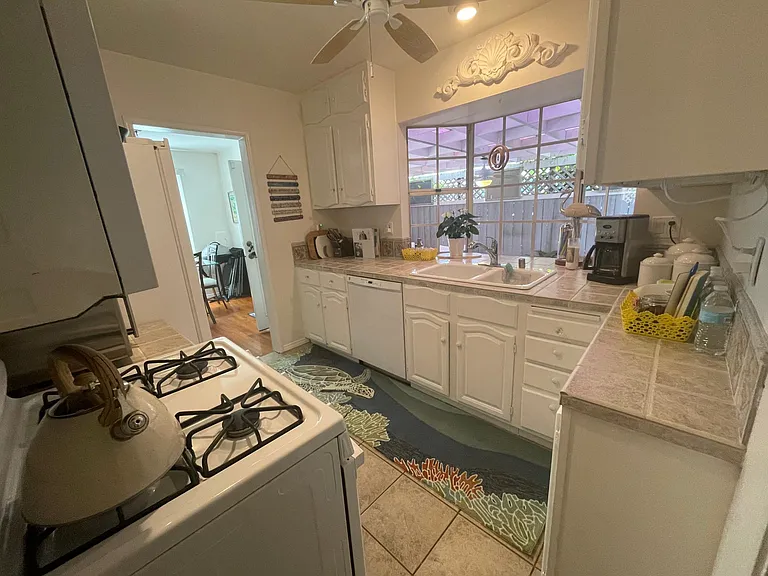 High end ultra clean and well stocked kitchen