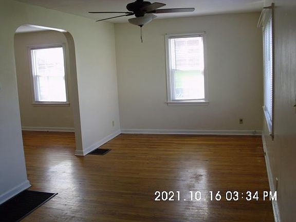 Living room view from the front door