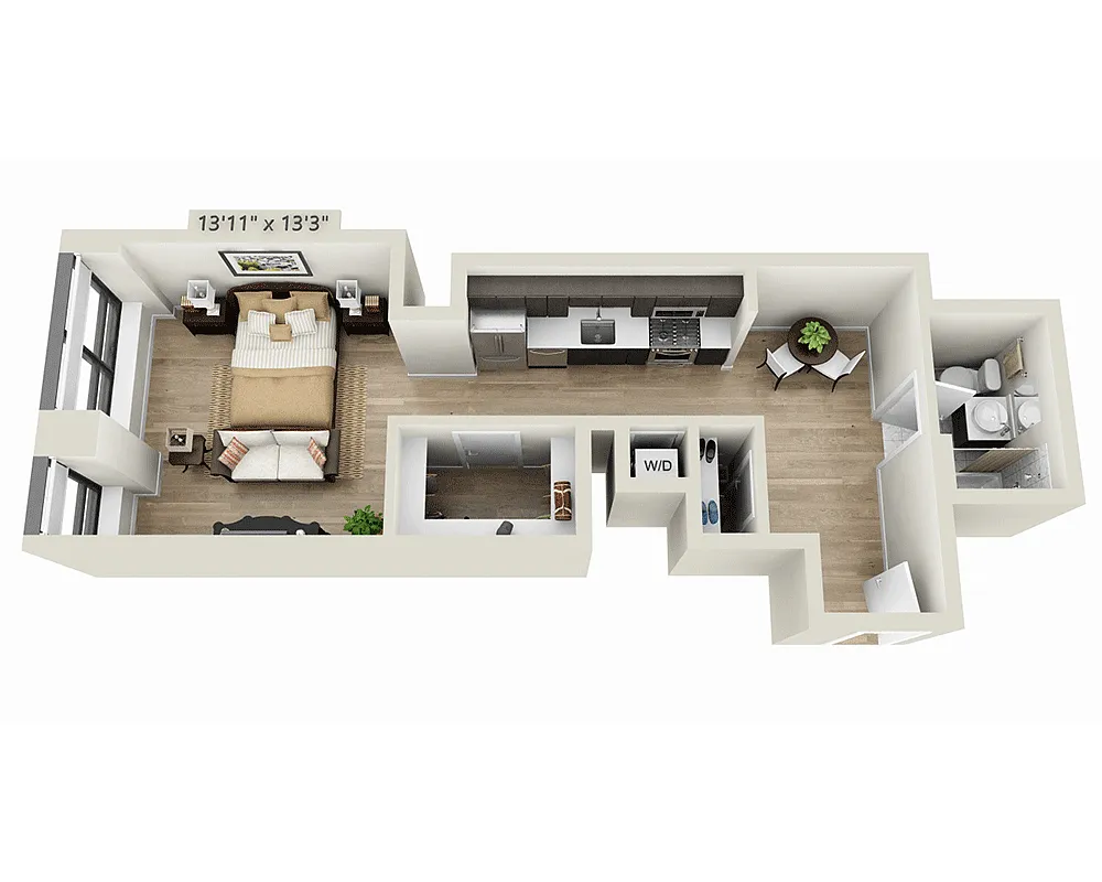 Floor plan Studio E1YI