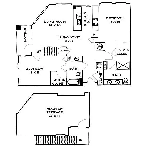 Floor plan 2D20