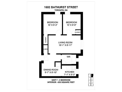 Floor plan 2 Bedroom