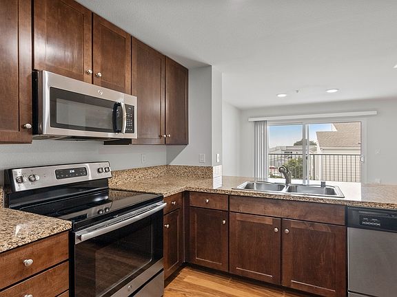 Kitchens feature granite countertops and offer a separate dining area to enjoy your meals