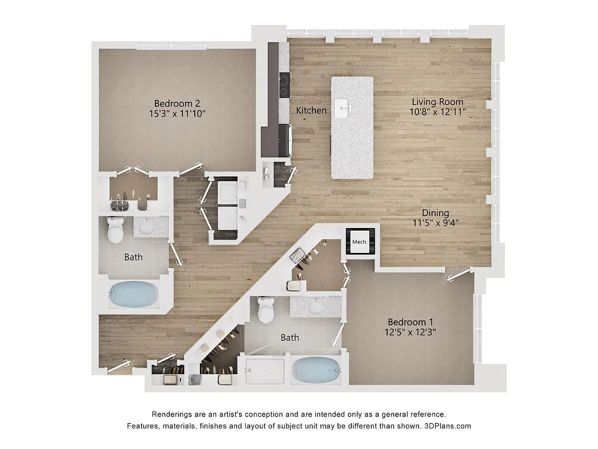 Floor plan B4-3