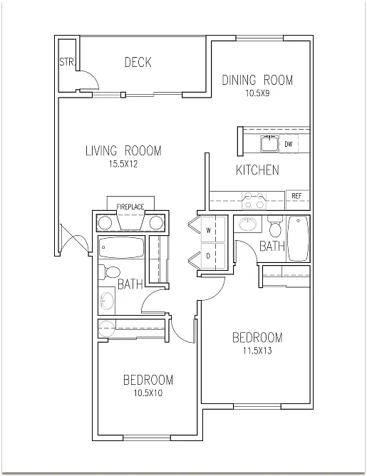 Floor plan North Coast