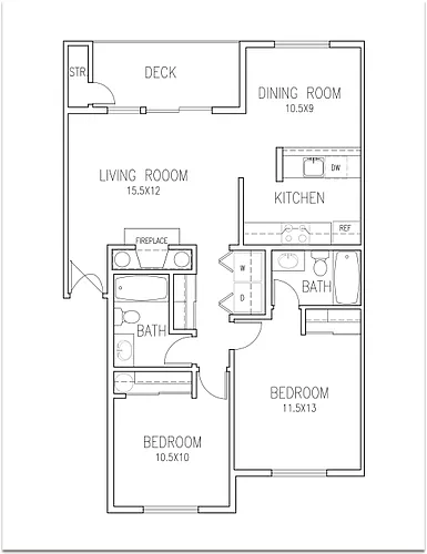 Floor plan North Coast