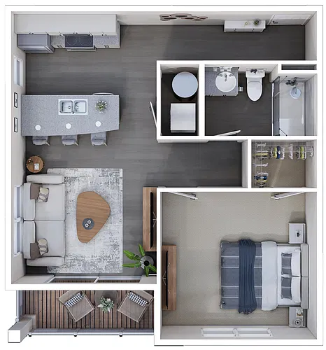 Floor plan The Hendrix