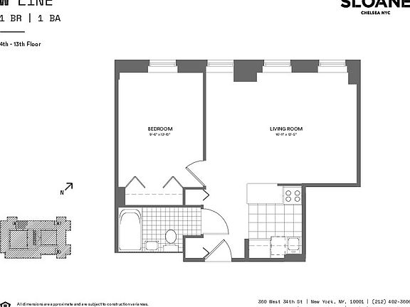 2nd image of 360 W 34th St APT 4W